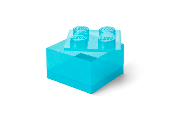 LEGO 5009340 Brique de rangement translucide - bleu ciel