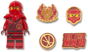 NINJAGO® – Lot de 5 clips Kai