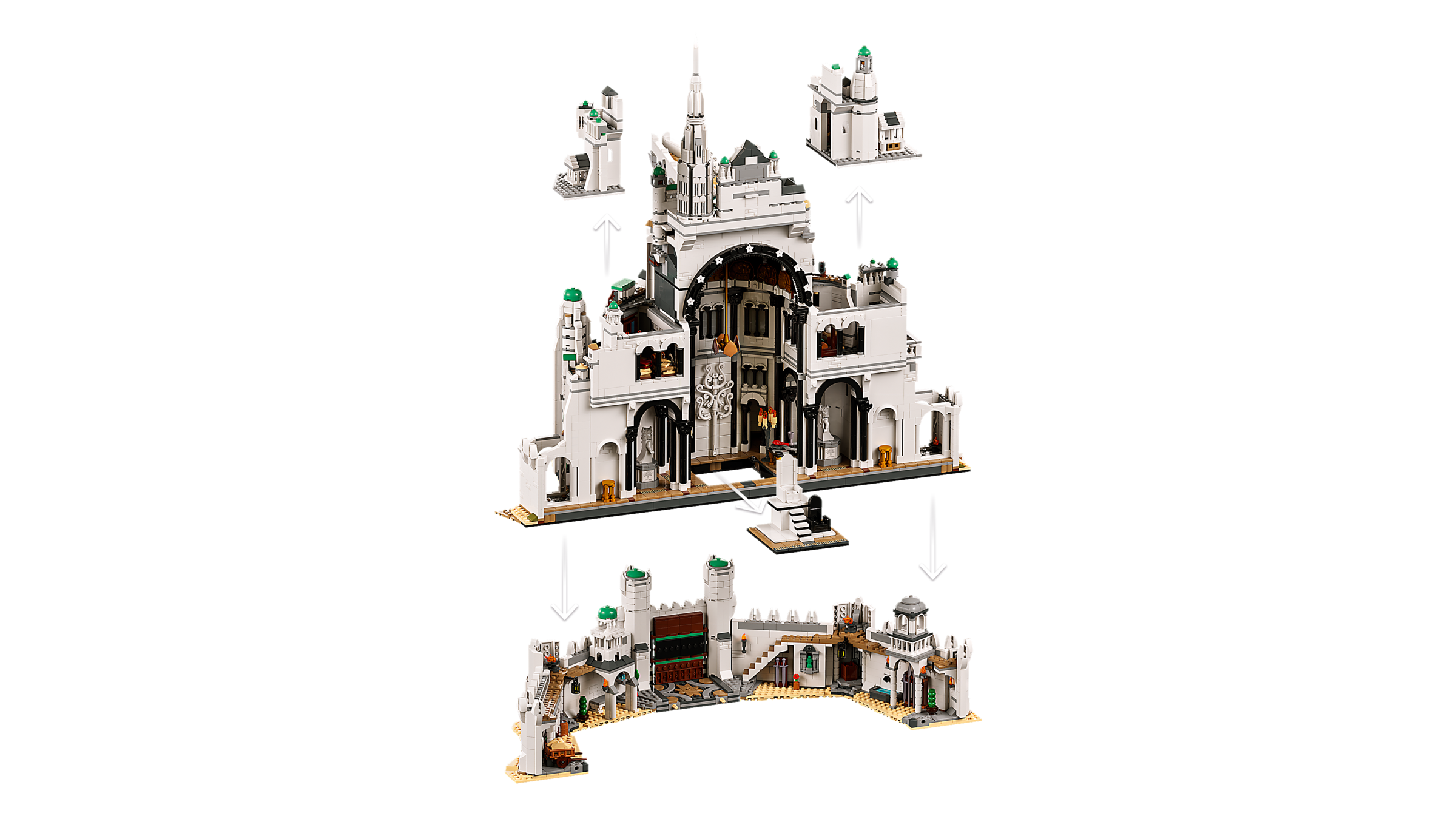 ロード・オブ・ザ・リング：ミナス・ティリス 11377 | LEGO® Icons