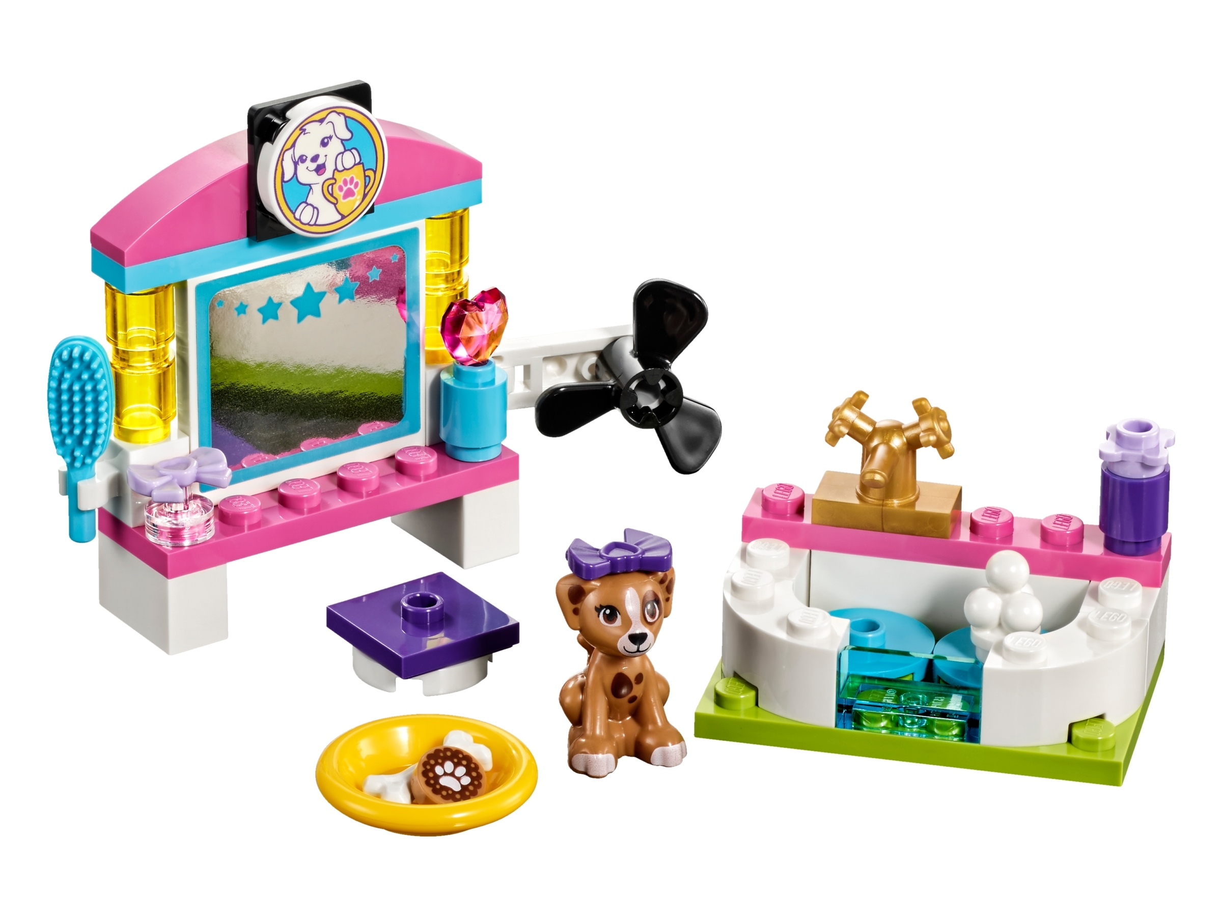 lego friends dog grooming