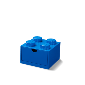 Brique 4 tenons avec tiroir – bleu