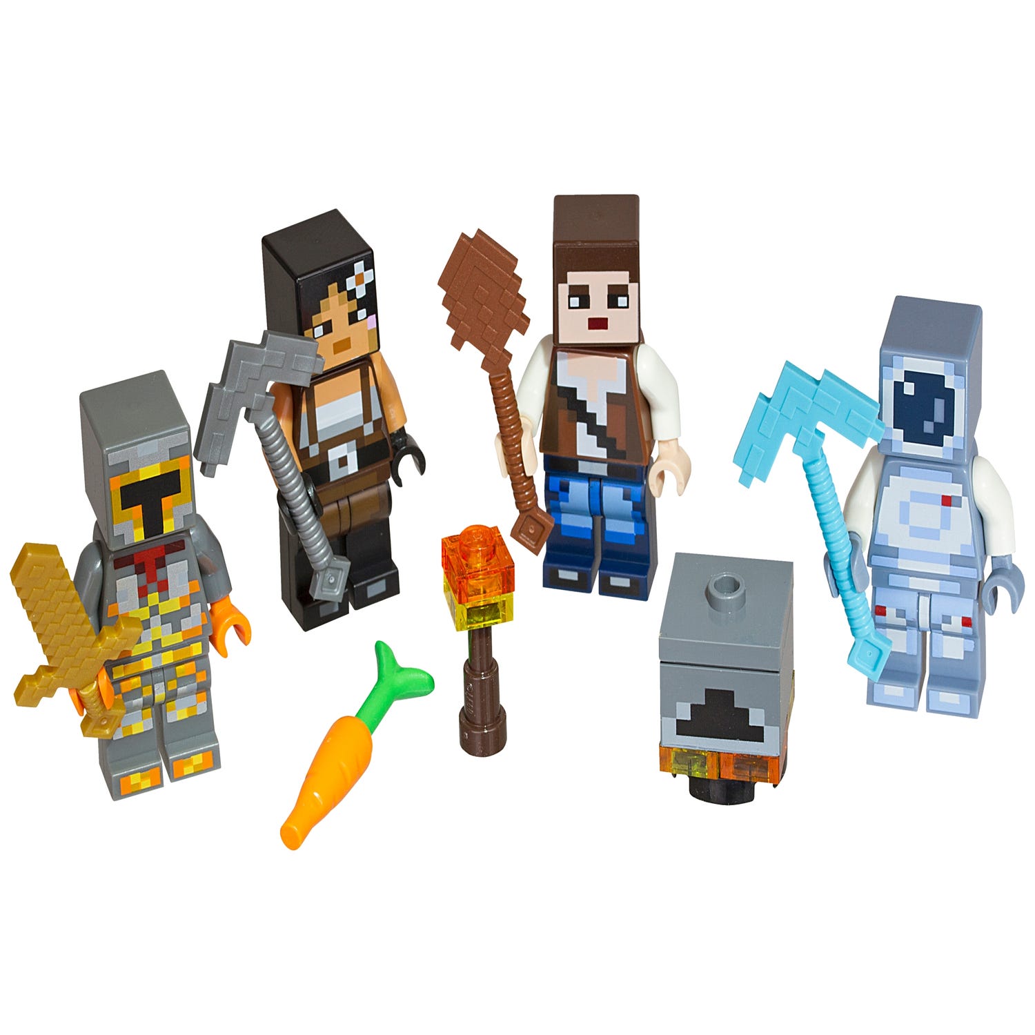 Lego Minecraft Skin Pack 2 Minifigures Buy Online At The Official Lego Shop Us
