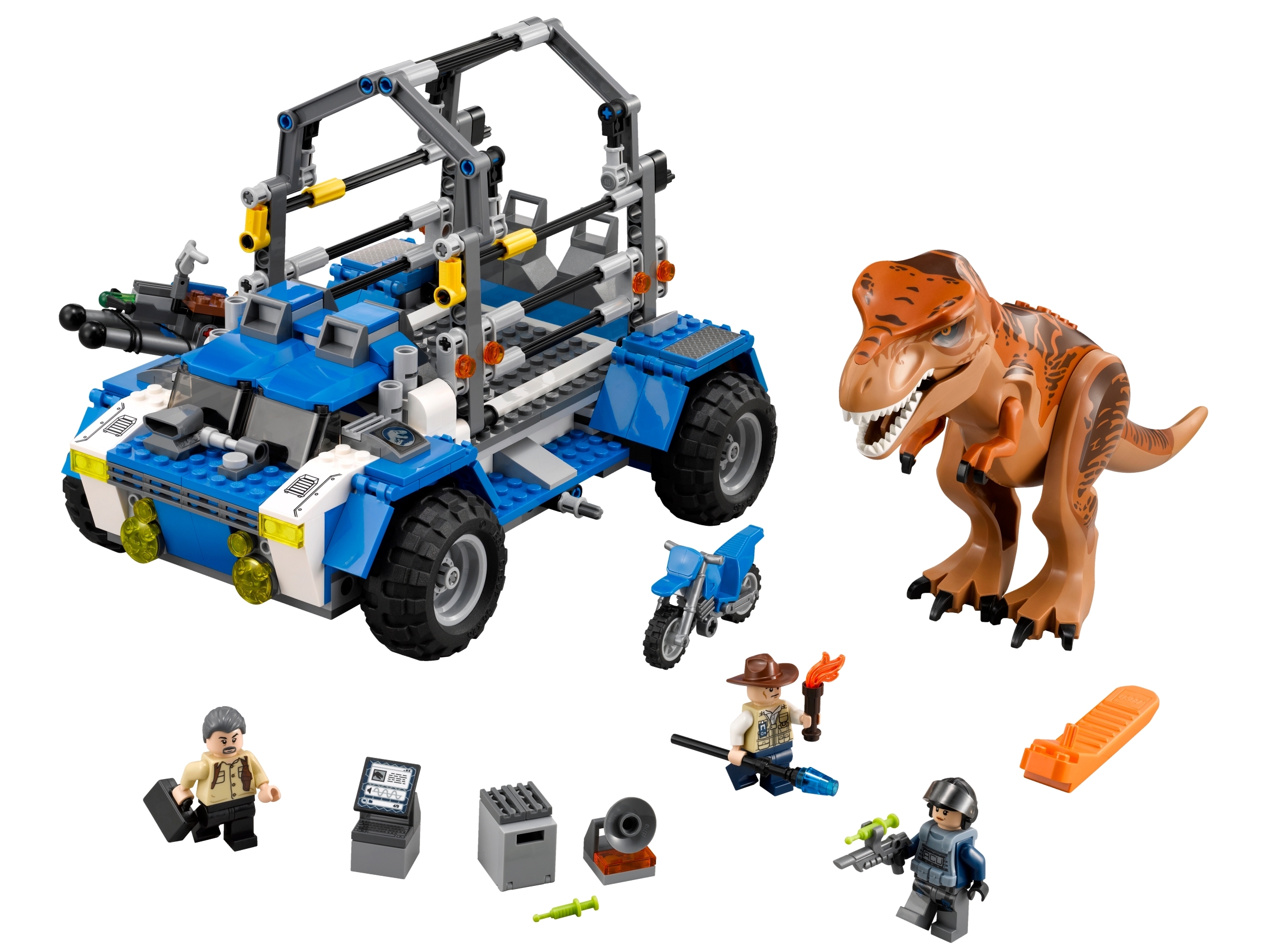 T Rex Tracker Jurassic World Buy Online At The Official Lego Shop Pt