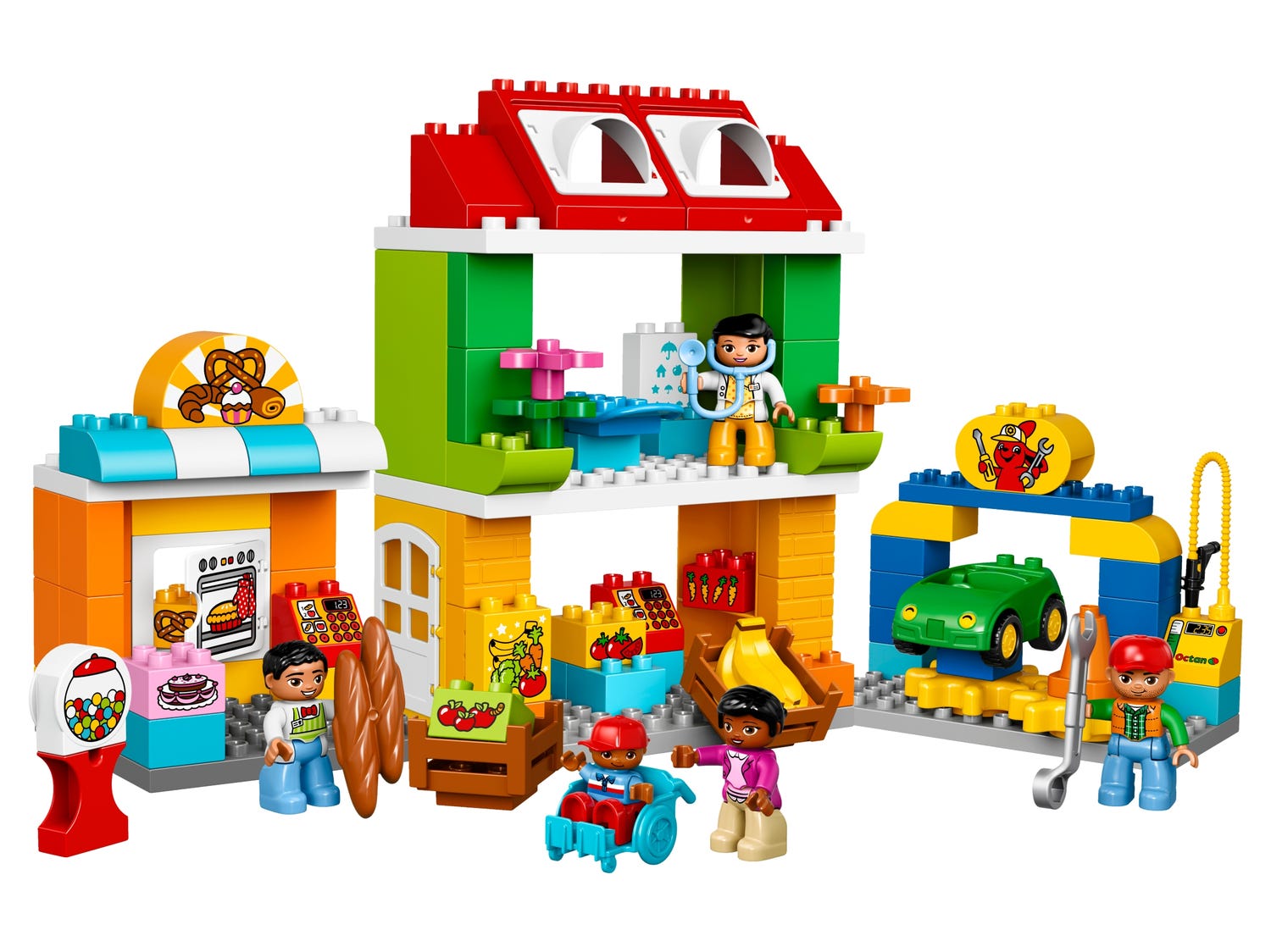 Alexander Graham Bell Grijp Huiswerk maken Stadsplein 10836 | DUPLO® | Officiële LEGO® winkel NL