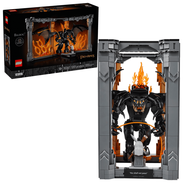 LEGO 10367 Le Seigneur des Anneaux : Book Nook du Balrog™ — visuel 2 sur 8