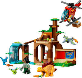 Redningsaktion: Velociraptor, stegosaurus og pteranodon - 77981 - Jurassic World™
