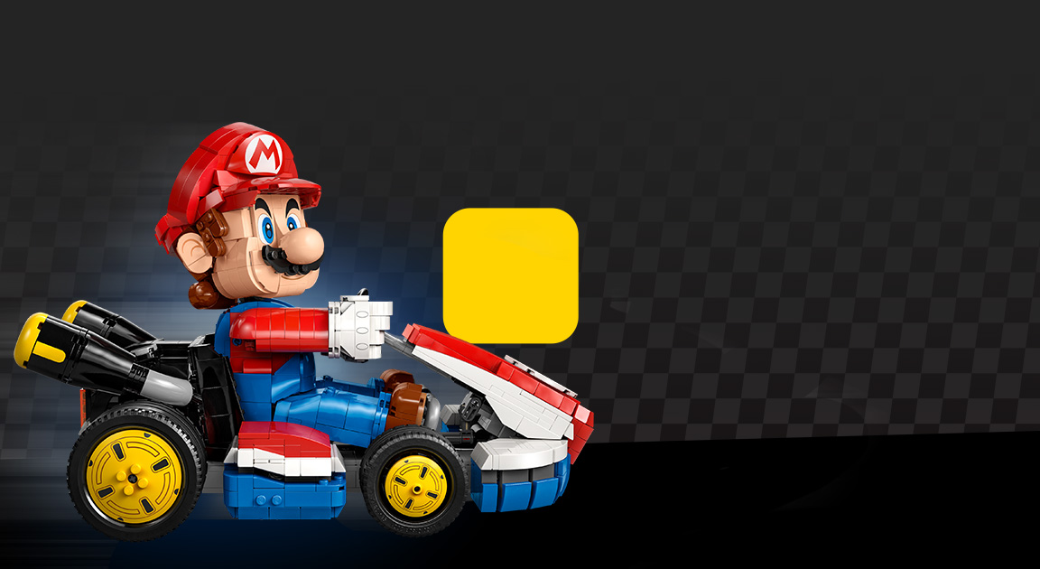 Mario Kart™ – Mario & Standard Kart 72037 | LEGO® Super Mario