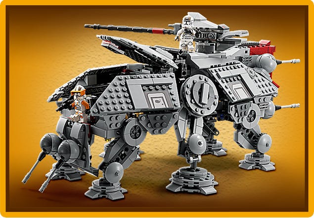 LEGO Star Wars 75337 AT-TE Minifigure Line Up Rumoured For Summer 2022