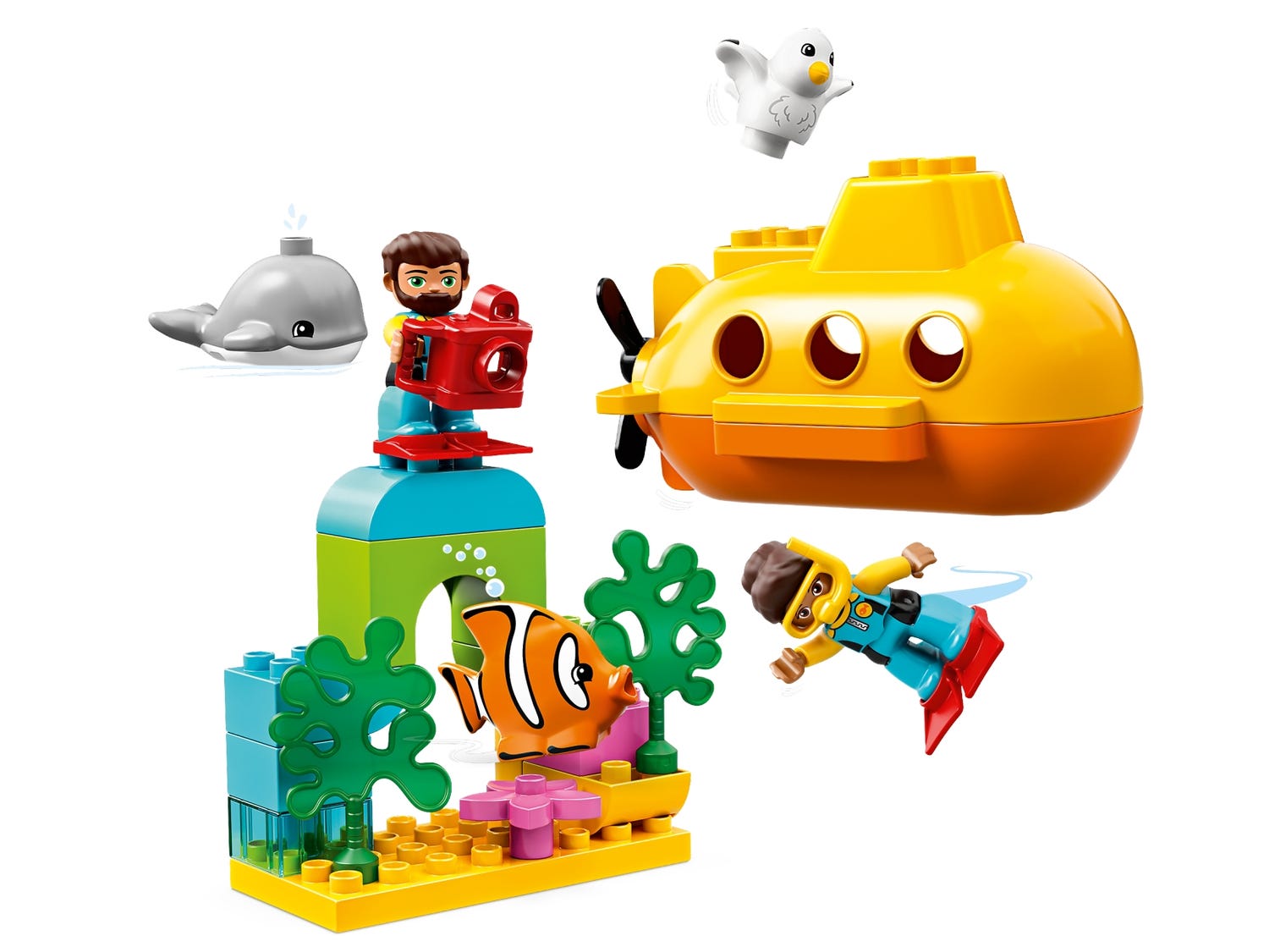 zich zorgen maken Brouwerij Controversieel Submarine Adventure 10910 | DUPLO® | Buy online at the Official LEGO® Shop  US