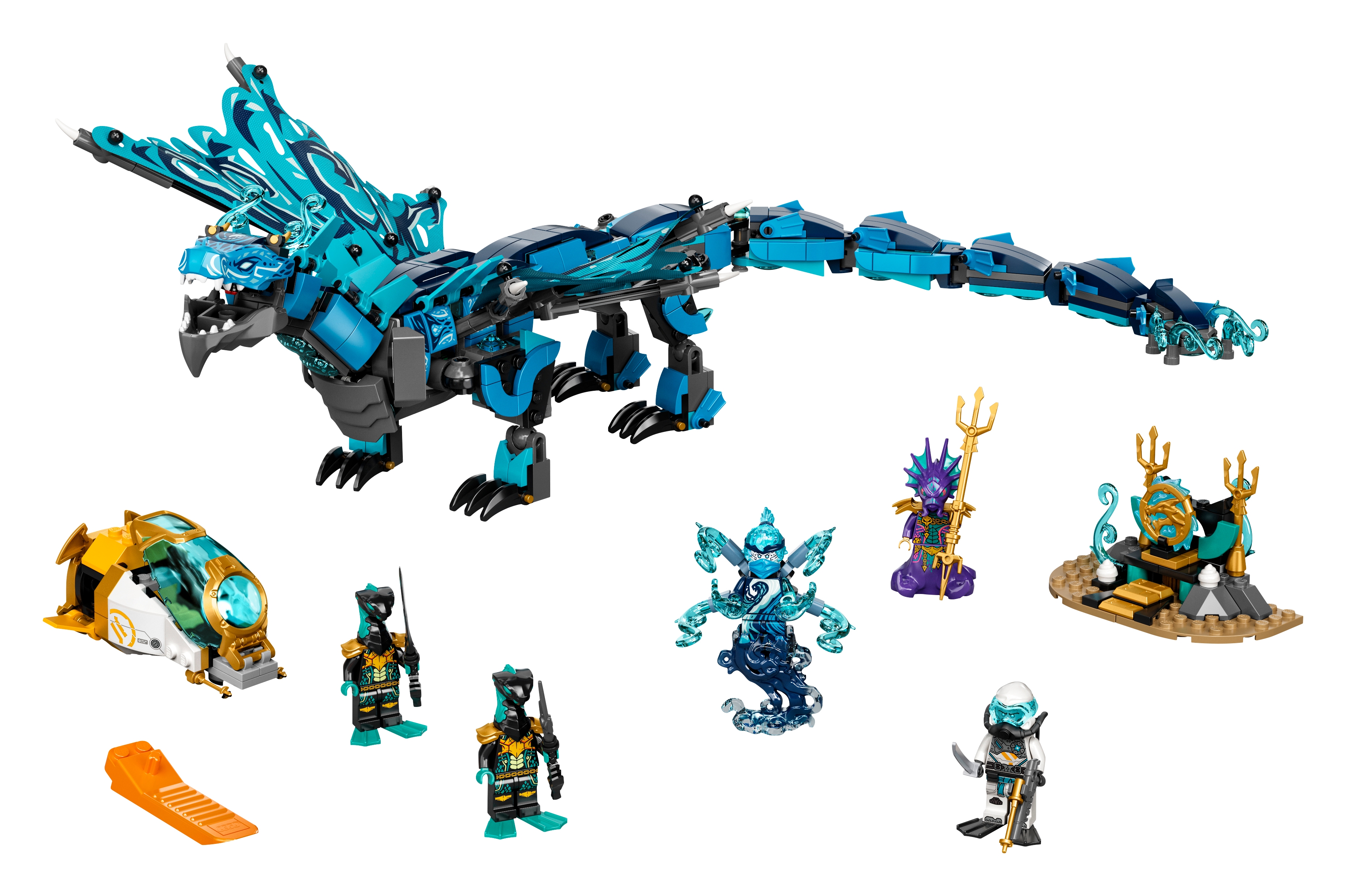 Water Dragon 71754 | NINJAGO® | Buy at the Official LEGO® Shop US