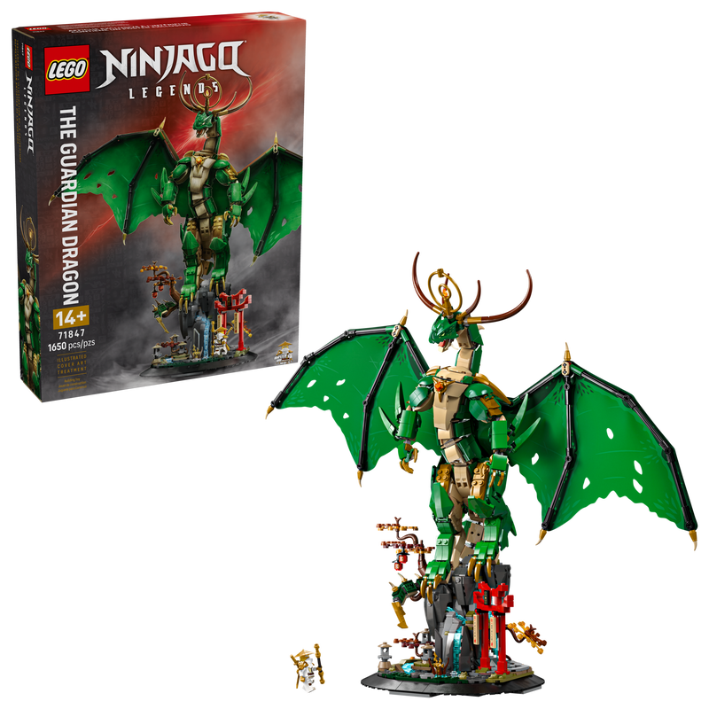Dragão Lego Ninjago O LEGO NINJAGO Lloyd's Golden Ultra Dragon Toy
