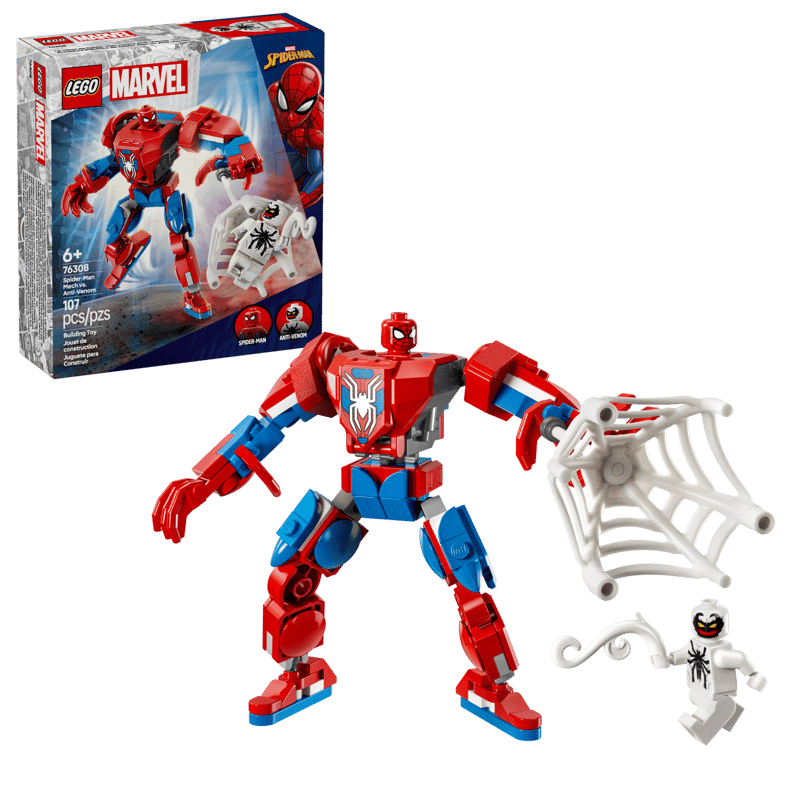 Lego Spiderman Lego City Hombre Araña Spider-Man Mech Anti-Venom