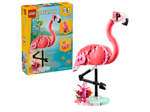 LEGO 31170 Animaux sauvages : le flamant rose — visuel 2 sur 8