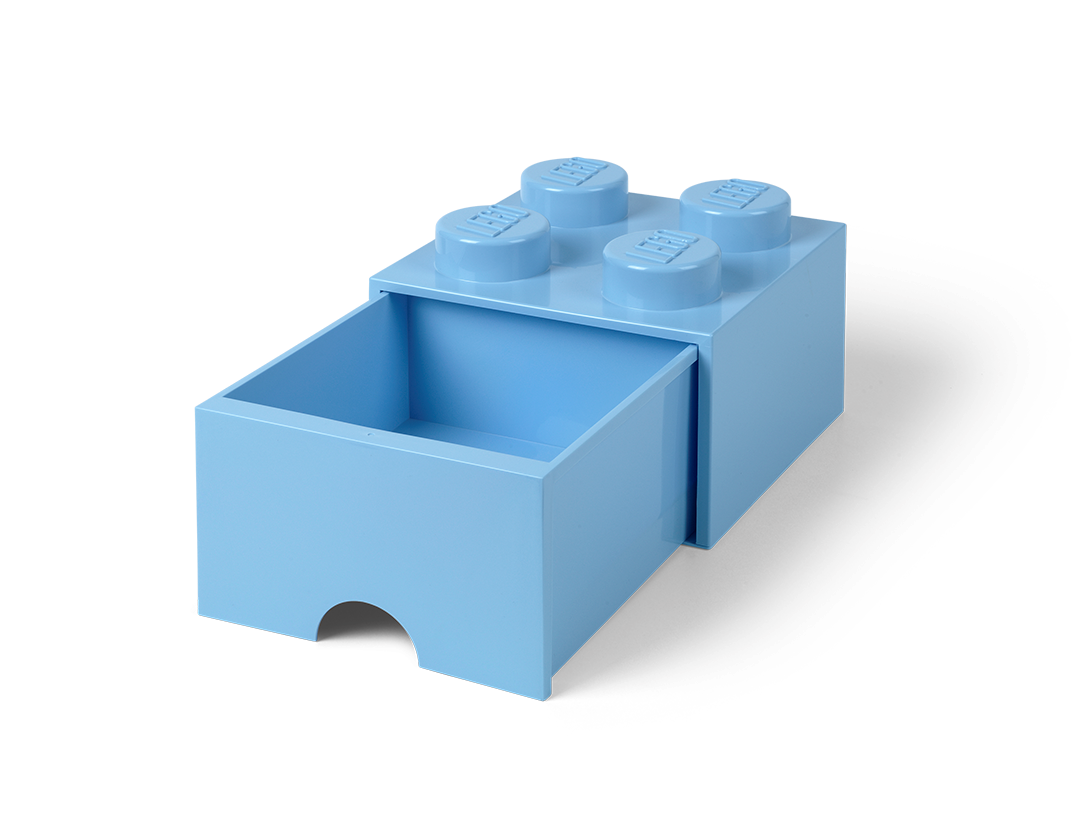 4-Stud Brick Drawer – Light Blue 5006181 | Buy online at Official LEGO® Shop US