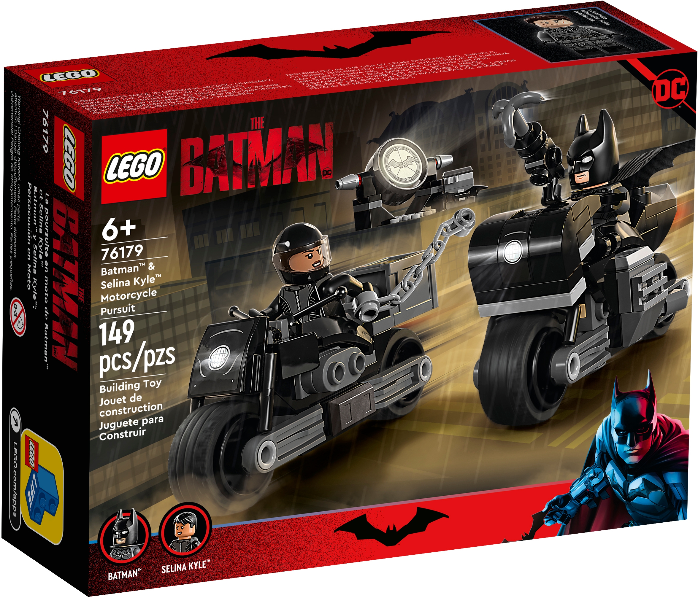 배트맨™과 셀리나 카일™의 모터사이클 추격전 76179 | Dc | Lego® Shop Kr
