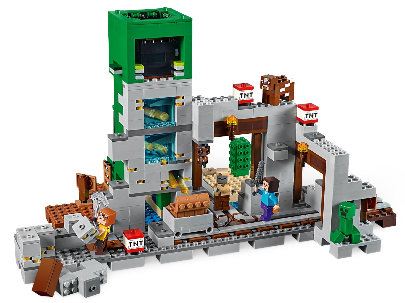 21155 Lego Minecraft The Creeper Mine Building Set 