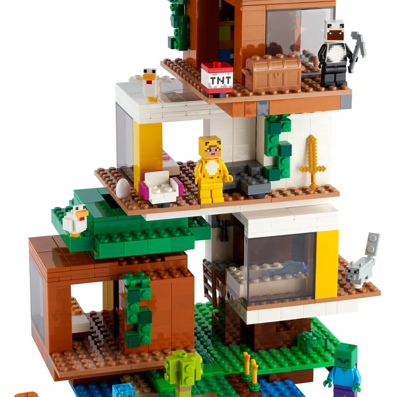 La Casa del Árbol Moderna 21174 Minecraft® Oficial LEGO® Shop ES
