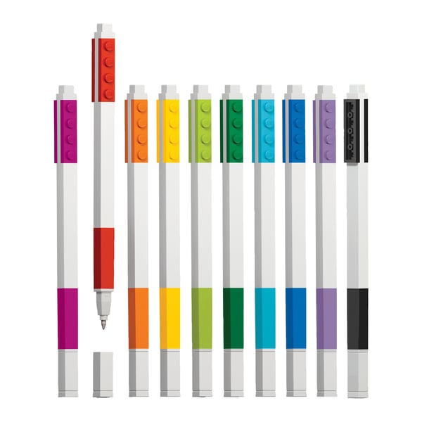 LEGO 5008254 Lot de 10 stylos à encre gel — visuel 4 sur 8