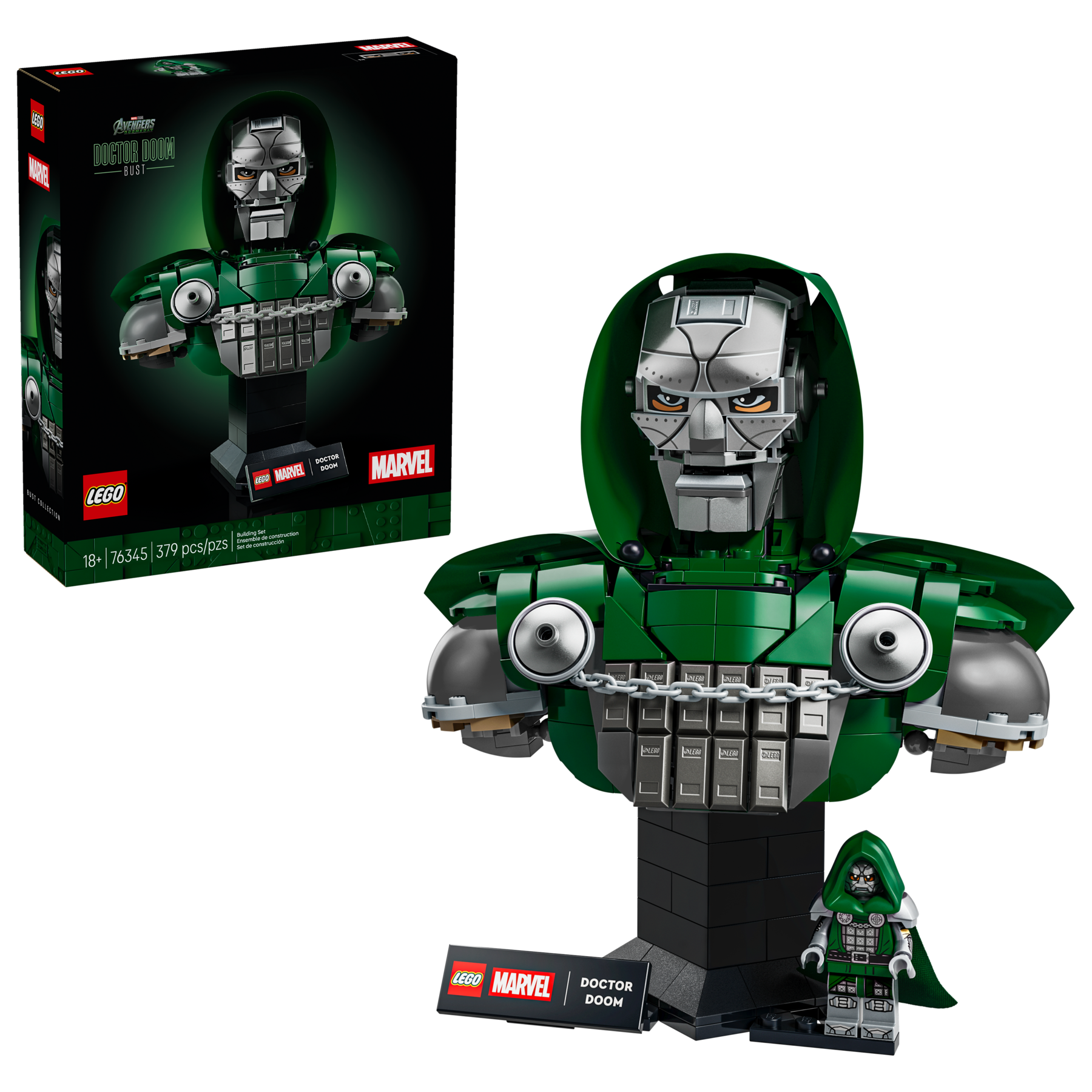 Doctor Doom Bust 76345 | Marvel | Buy online at the Official LEGO