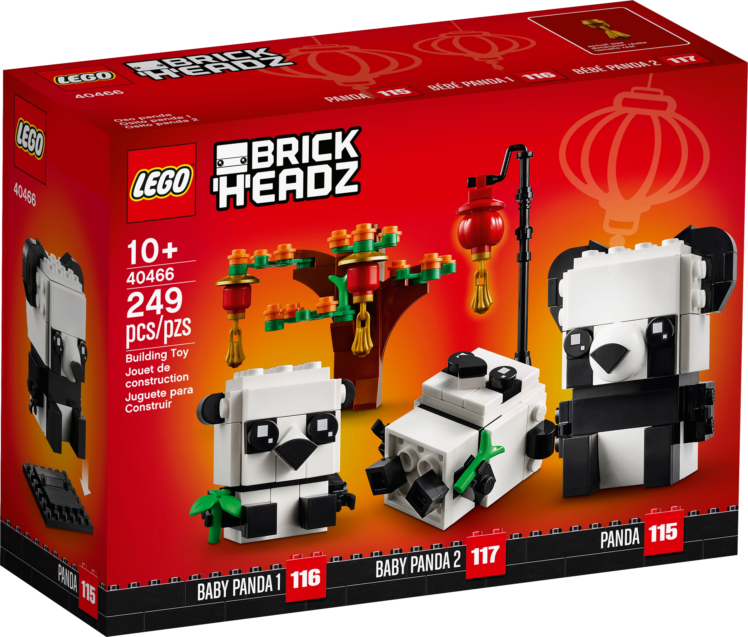 *BRAND NEW* Lego BrickHeadz40466Chinese New Year PandasIN Stock