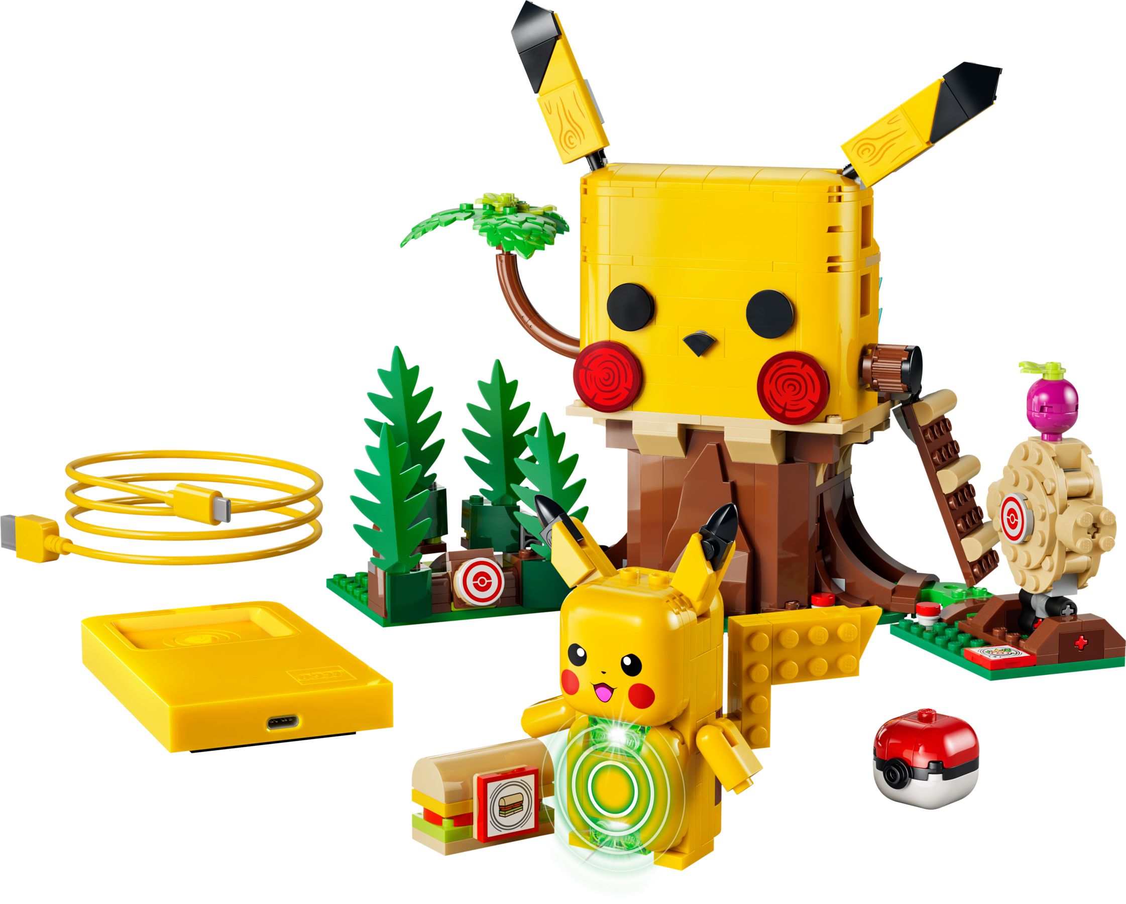 LEGO Pokémon 72164 Set de construction SMART Play™ Pikachu Cabane dentraînement Set Tout en un Dès - vue 2