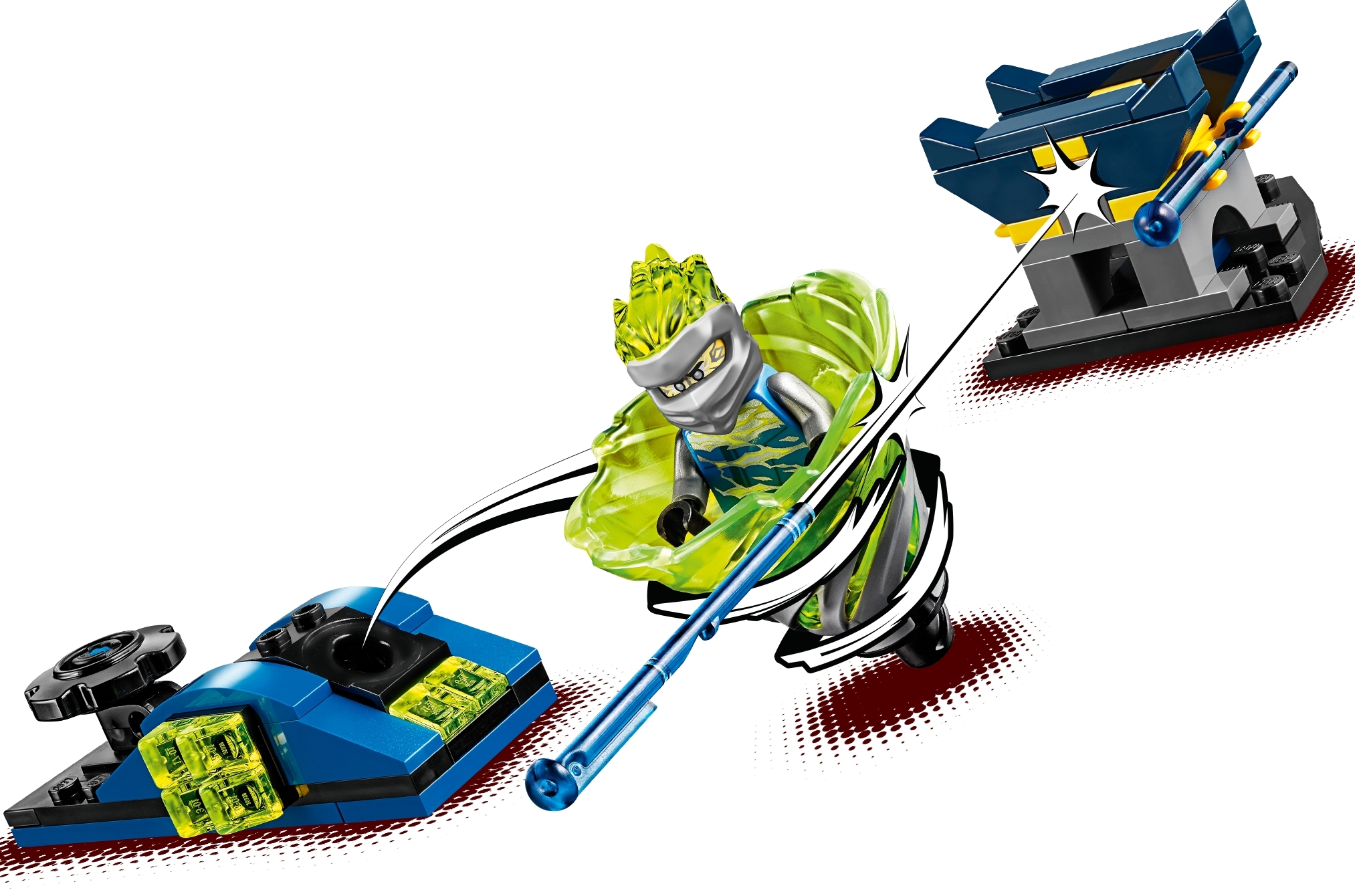 70682 LEGO Ninjago Spinjitzu Slam Jay Spinner Launcher & Shooter Set 72 Pieces 
