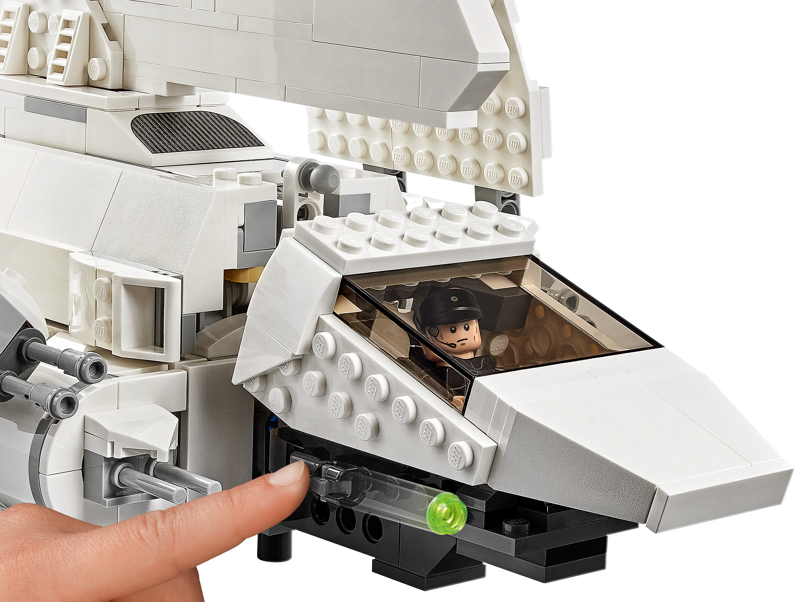 LEGO 75302 Star Wars La Navette impériale Jeu de Construction Minifigurines de Luke Skywalker avec Son Sabre Laser et Dark Vador