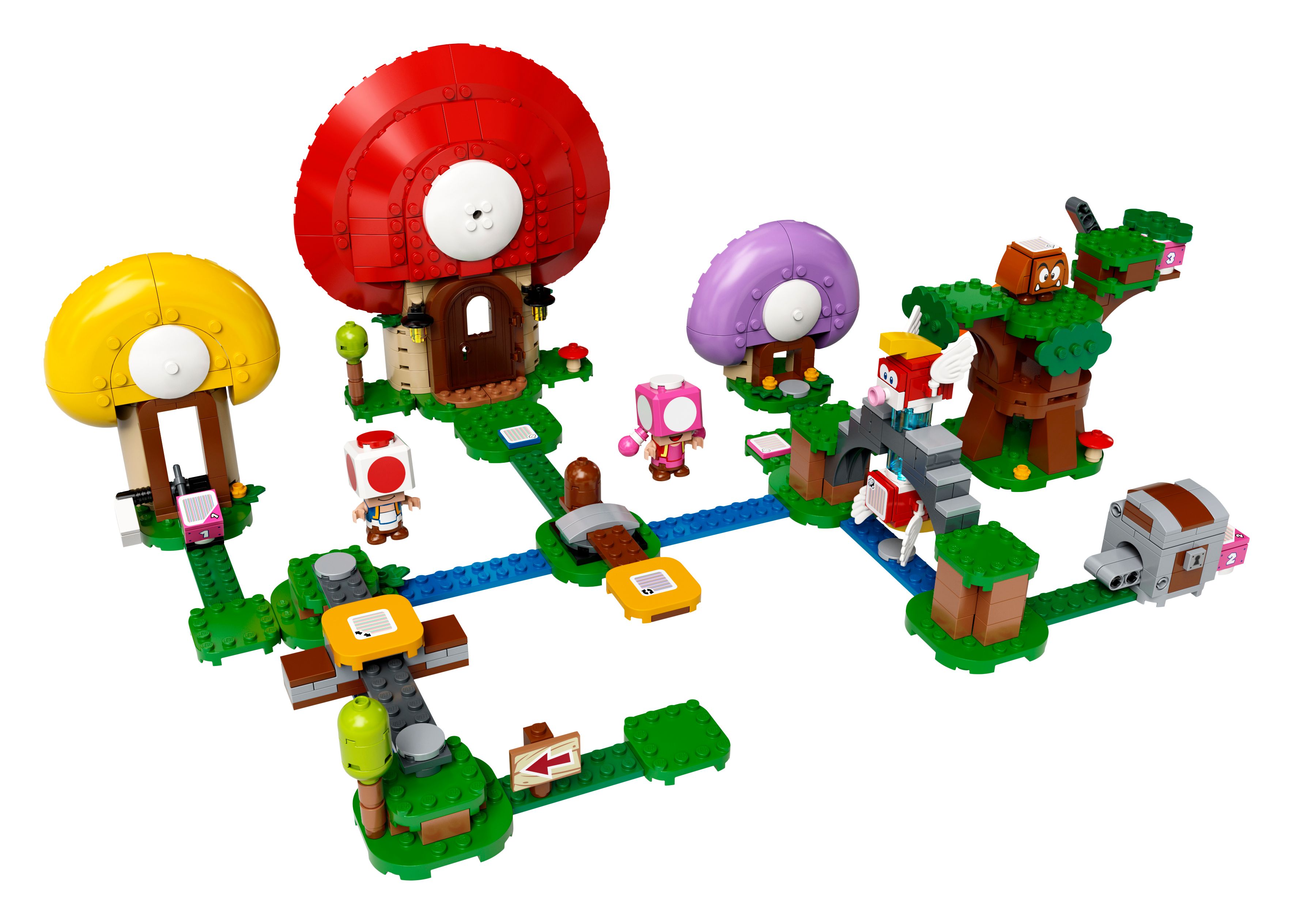 Image of LEGO 71368 Toads Schatzsuche – Erweiterungsset Bausatz, Mehrfarbig