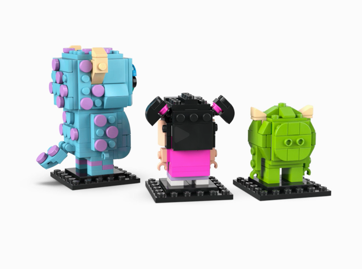 Sulley, Mike and Boo Figures 40861 | BrickHeadz | Buy online at