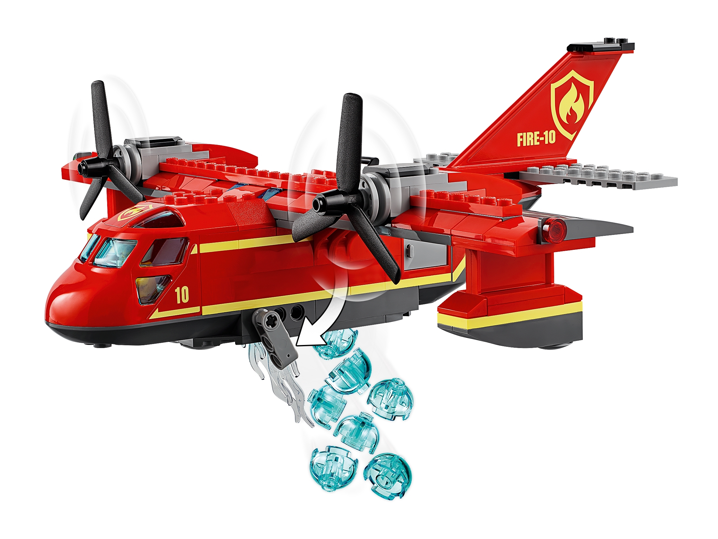 363 Pieces LEGO City Fire Plane 60217 Building Kit 