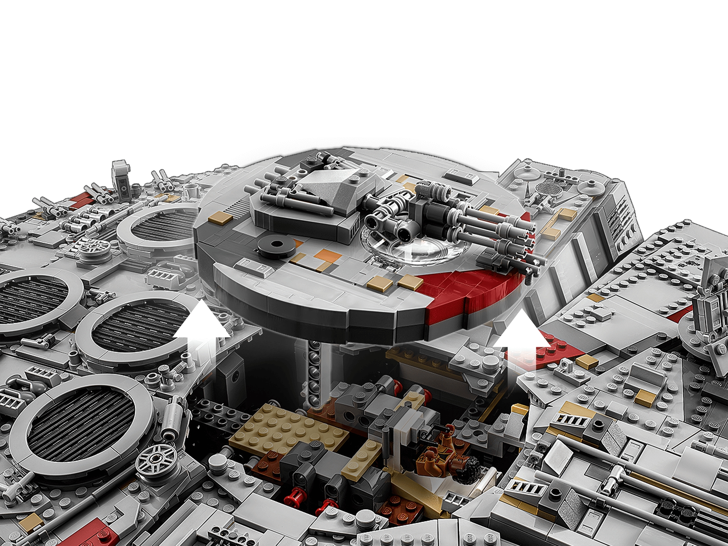 LEGO Star Wars Millennium Falcon 75192 & 05132 StandGRAY100% Genuine LEGO 