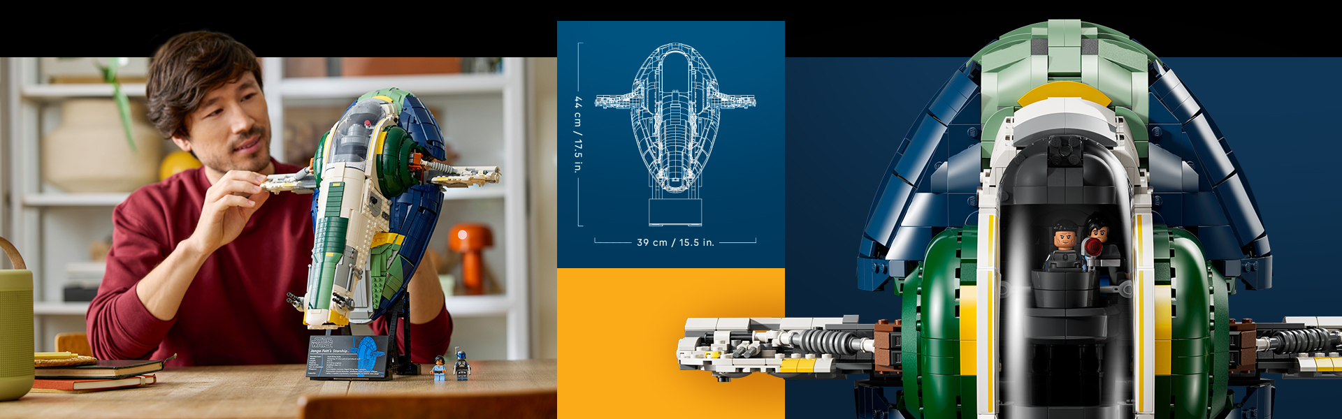 Jango Fett's Firespray-Class Starship 75409 | Star Wars™ | Buy