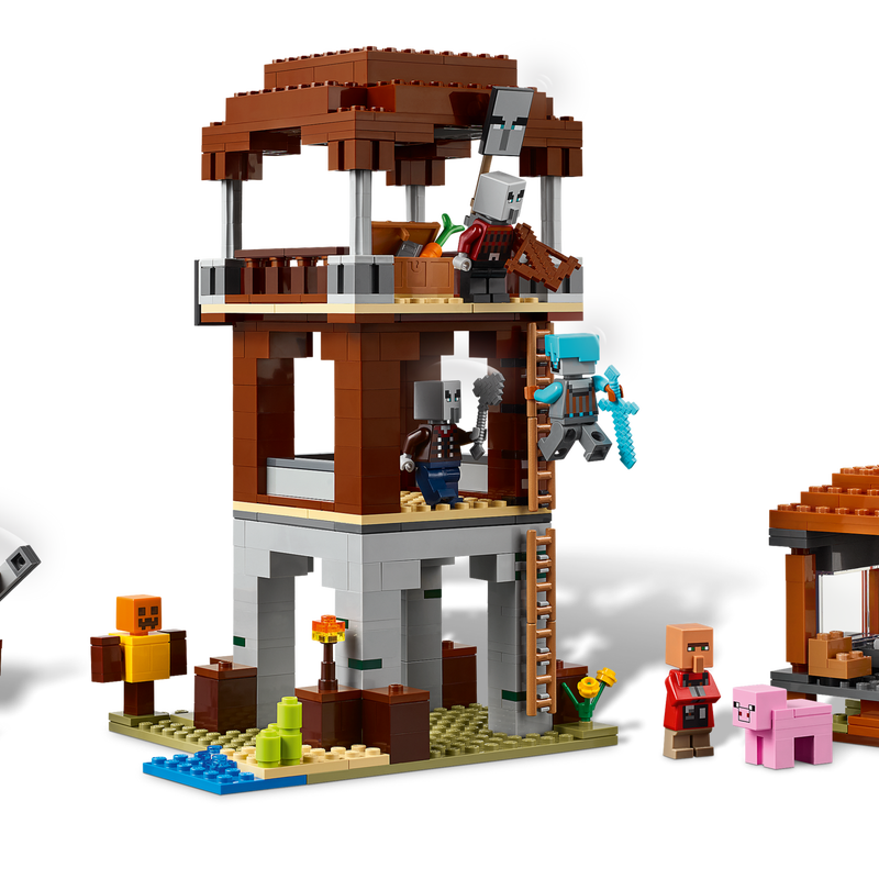 The Pillager Outpost and Ravager - Main Image