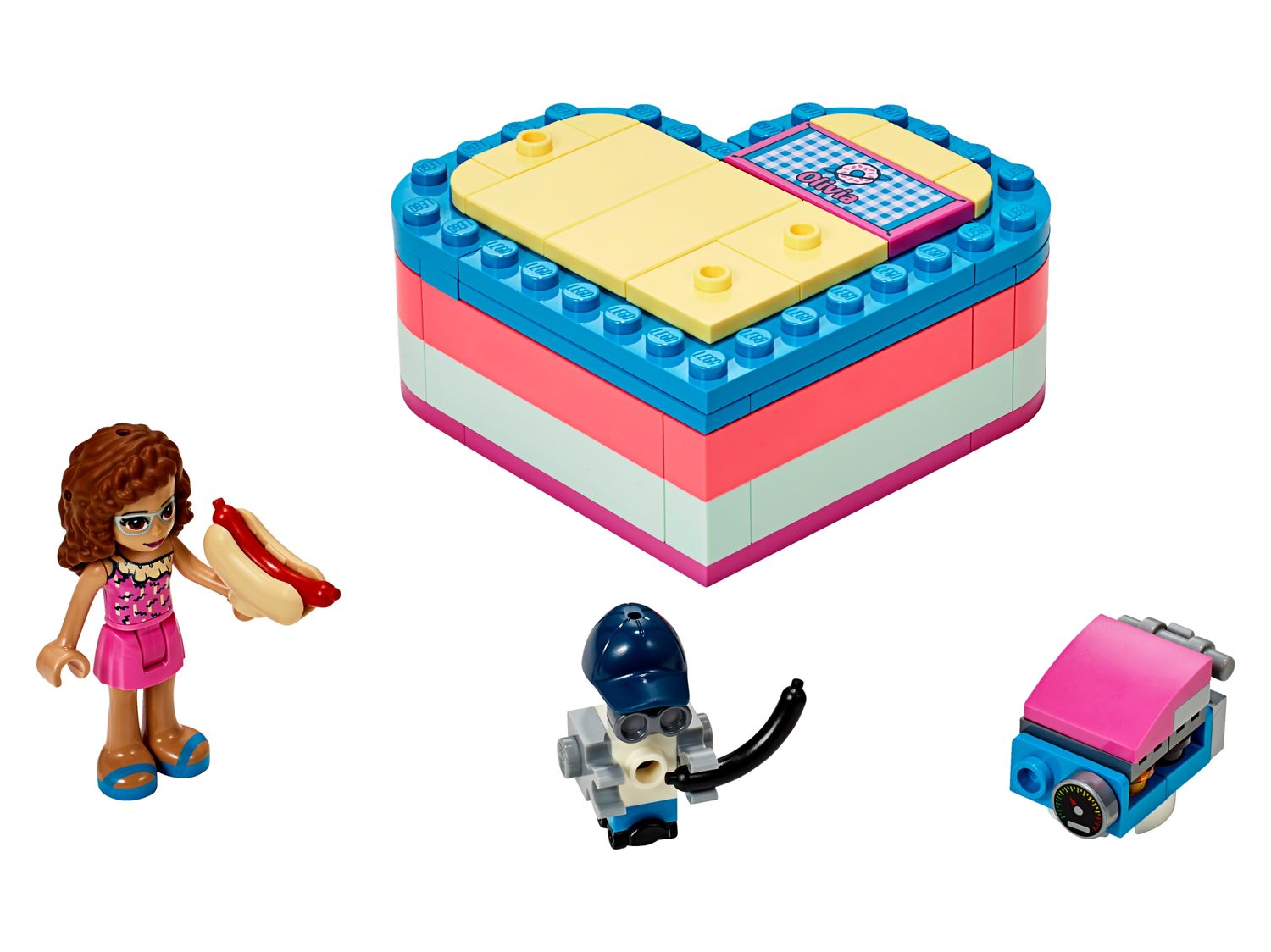 Caja Corazón de Verano de Olivia 41387 Friends Oficial LEGO® Shop MX