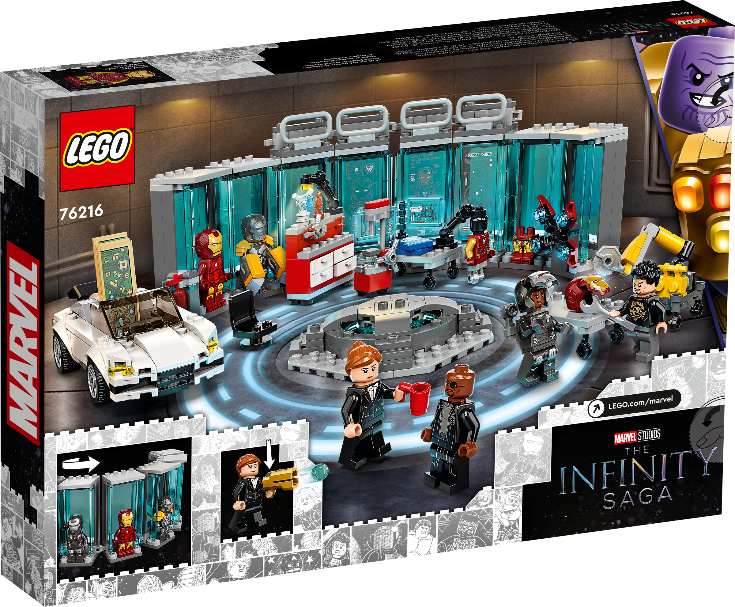 Iron Man Armory 76216 | Marvel | Buy online at the Official LEGO® Shop US