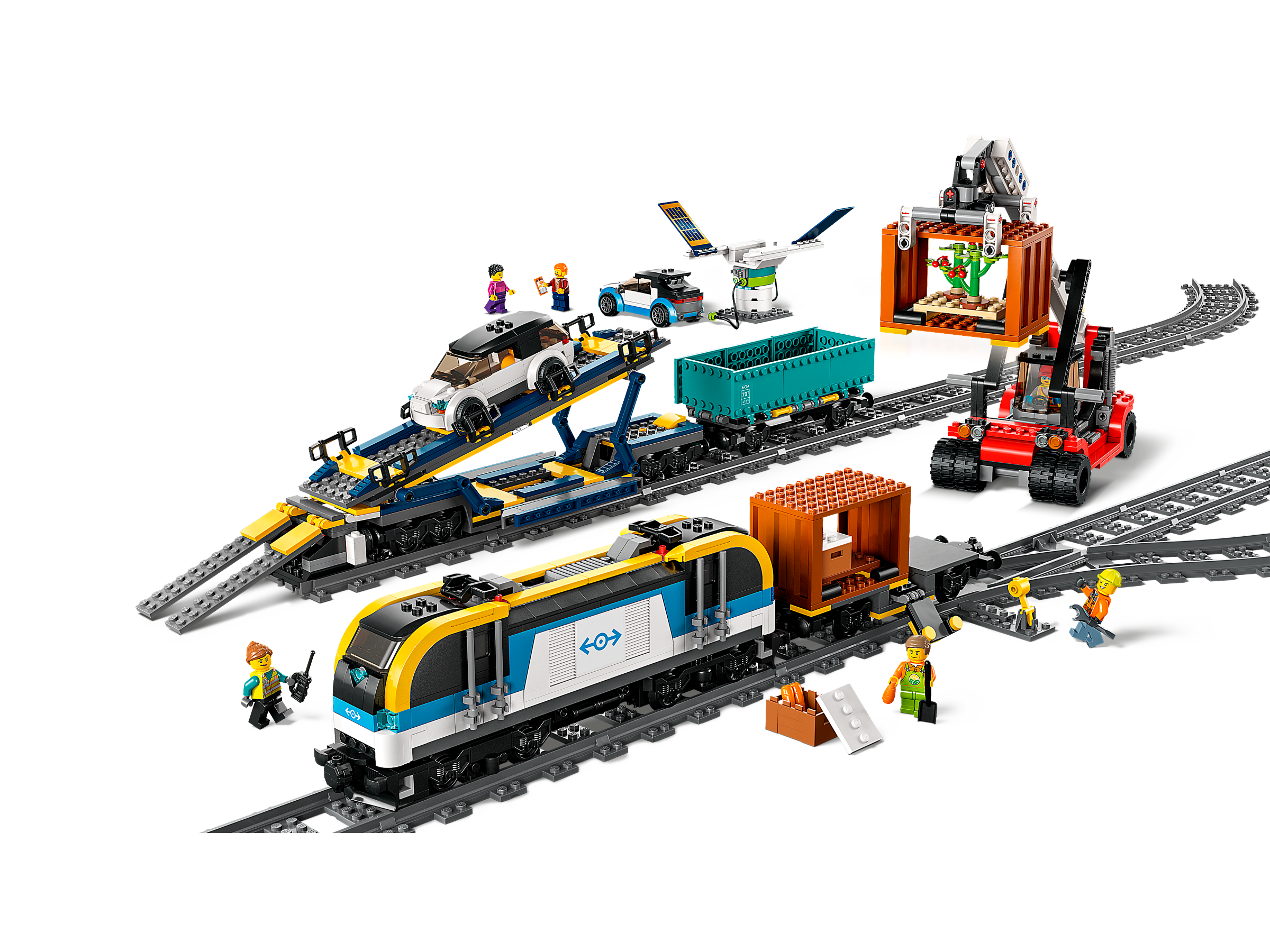 manual Watt Interpret Freight Train 60336 | City | Buy online at the Official LEGO® Shop US