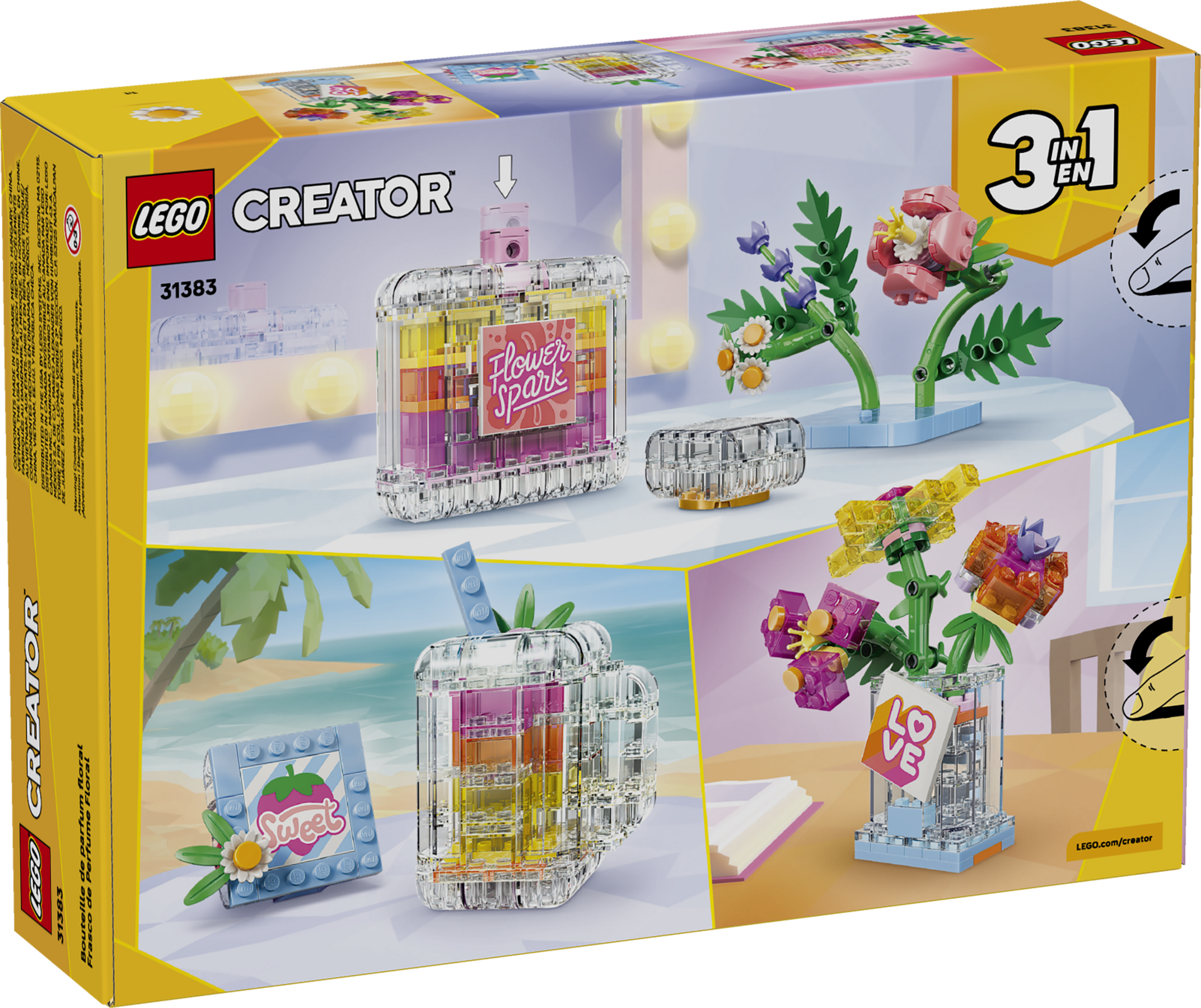 Floral Decor Perfume Bottle 31383 | Creator 3-in-1 | Buy online at