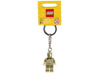 Porte-clés Figurine dorée LEGO®