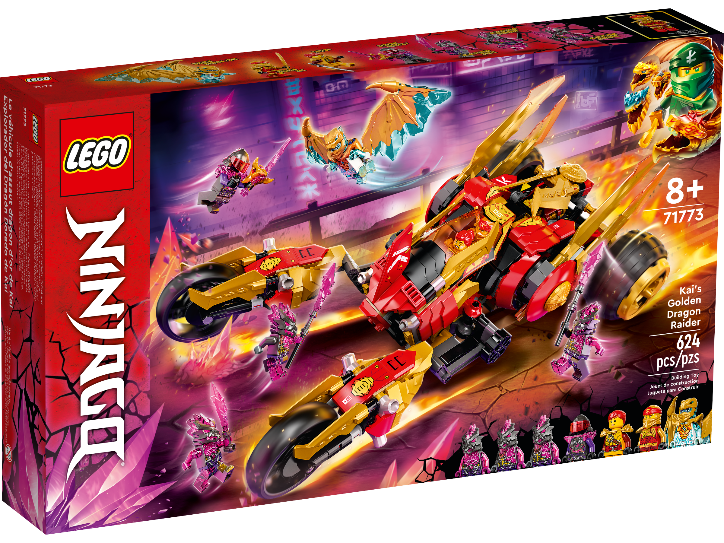 Kai's Golden Dragon Raider 71773, NINJAGO®