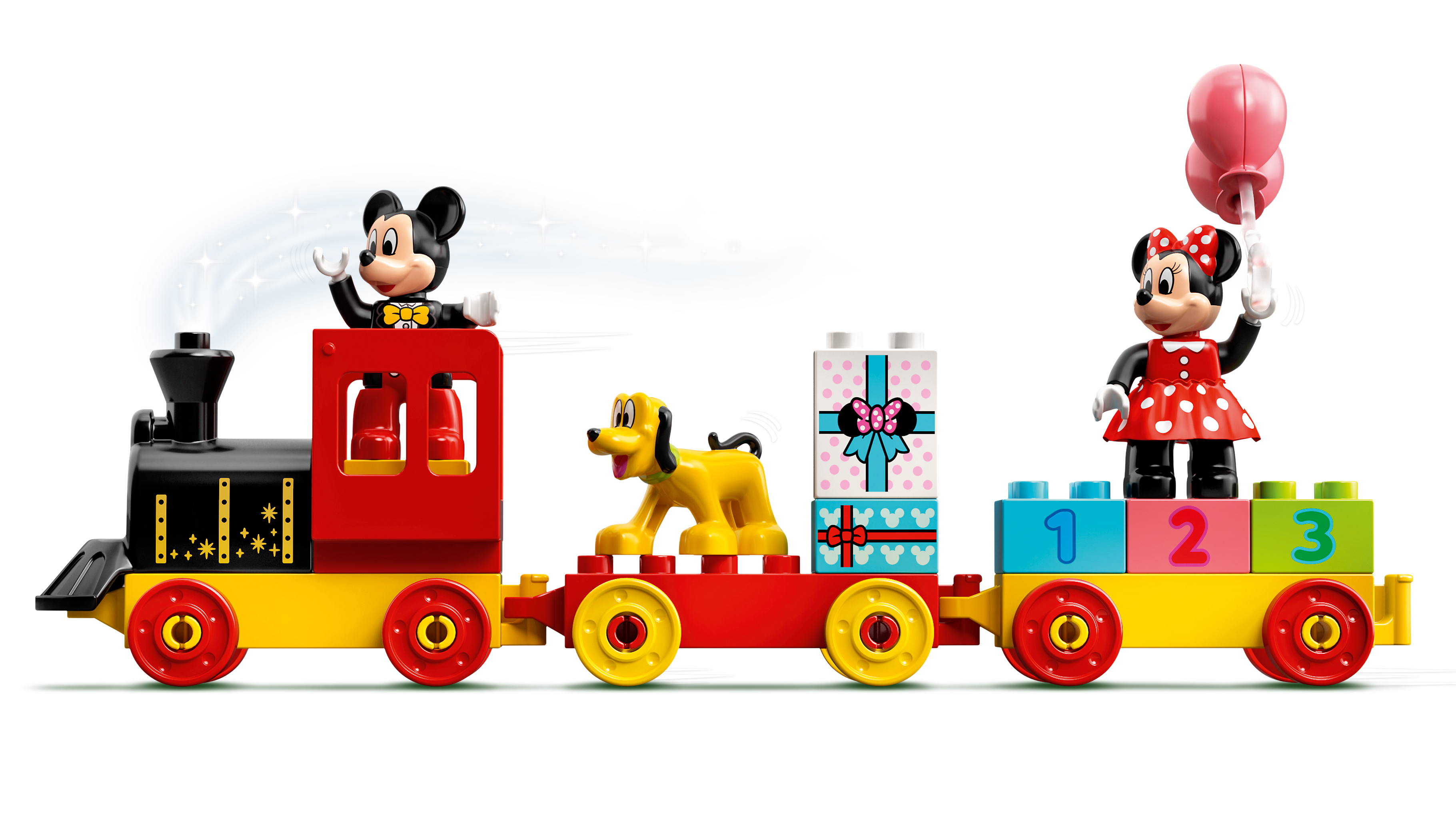 boog Haast je lichten Mickey & Minnie Birthday Train 10941 | DUPLO® | Buy online at the Official  LEGO® Shop US