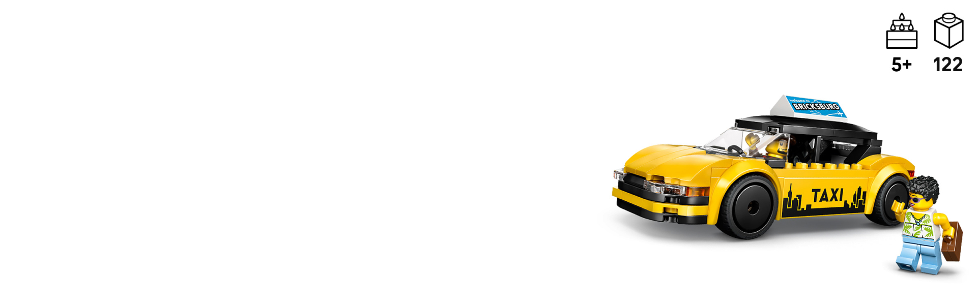 Yellow Taxi 60487 | City | Buy online at the Official LEGO® Shop US