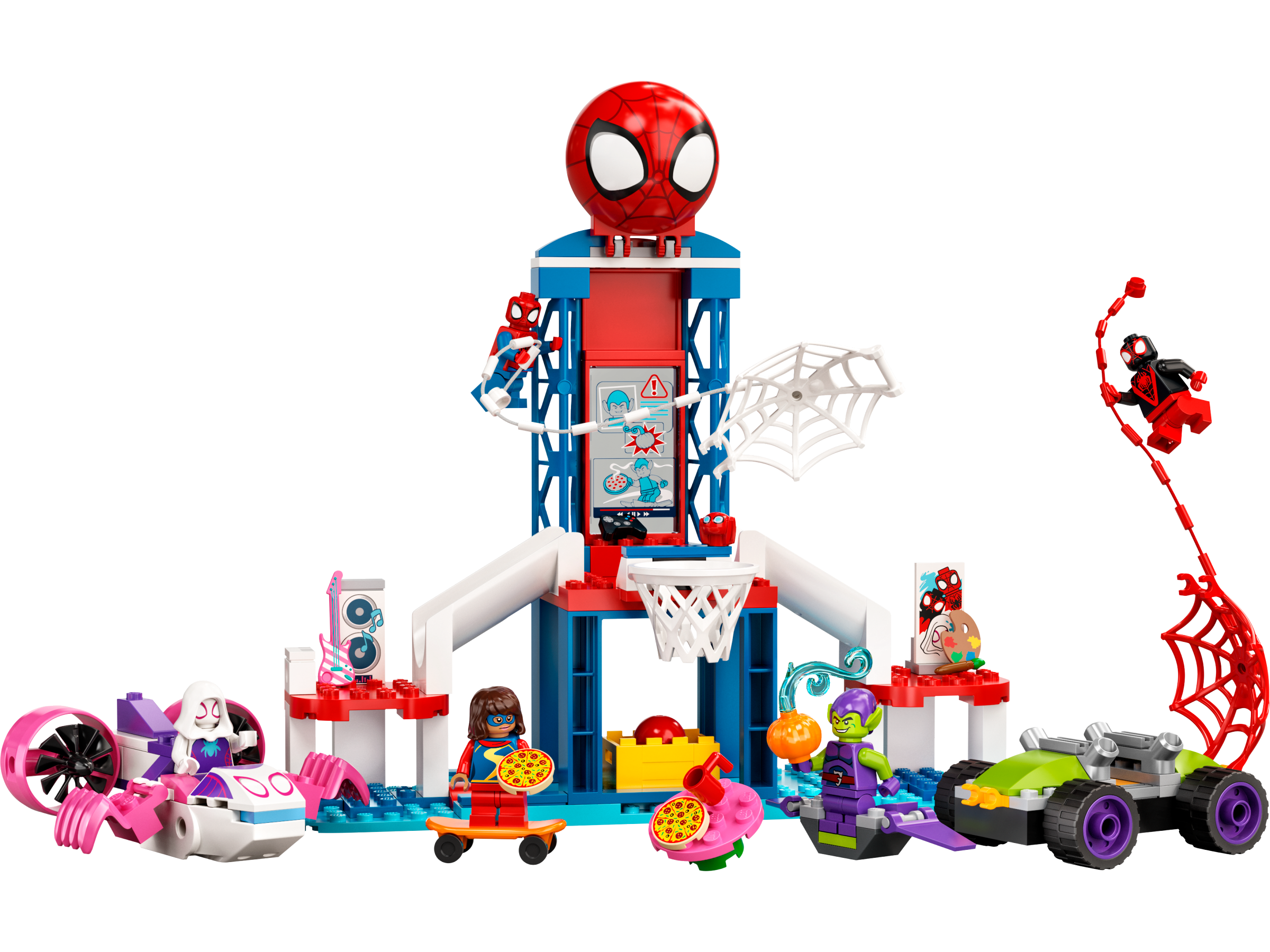 Polar Tableta Rubicundo Spider-Man Webquarters Hangout 10784 | Spider-Man | Buy online at the  Official LEGO® Shop US