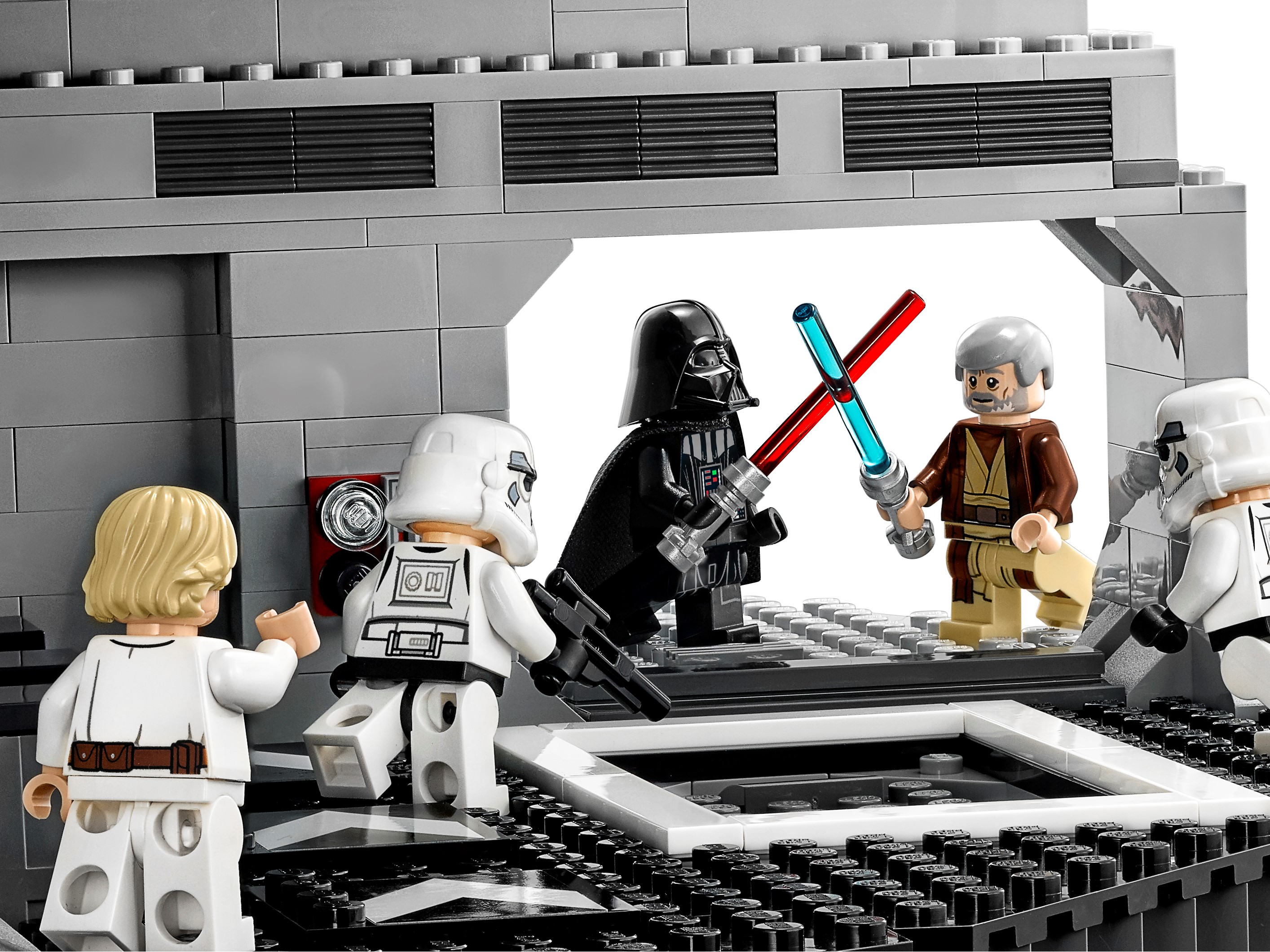 TELAIO di visualizzazione per LEGO Star Wars Morte Nera MINIFIGURES 75159 NO Figure 27cm 