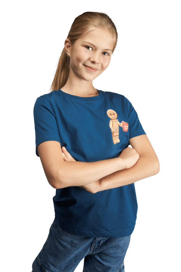 Gingerbread Man T-Shirt – Kids - Image 4