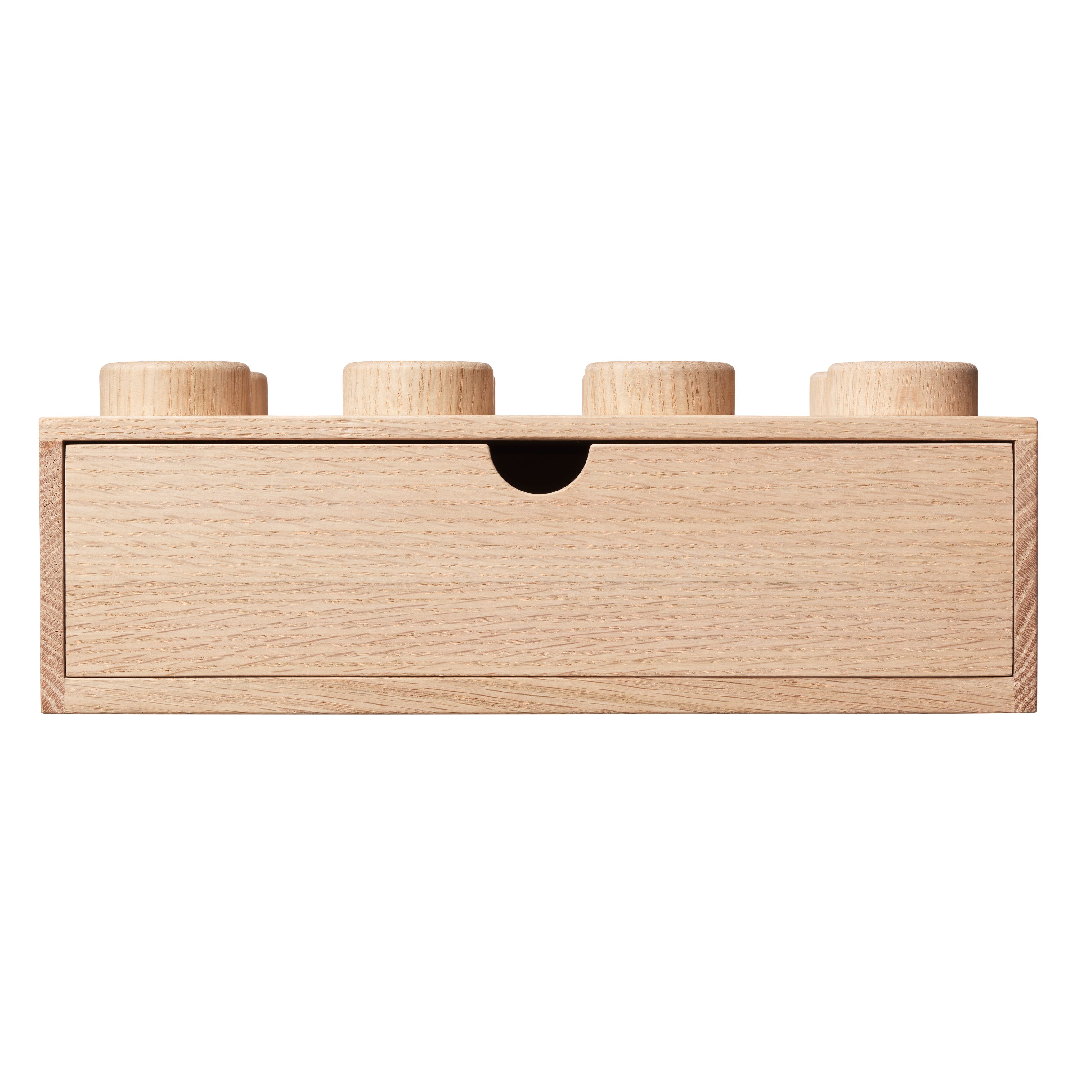 Brique de rangement en bois 8 tenons chêne - vue 2