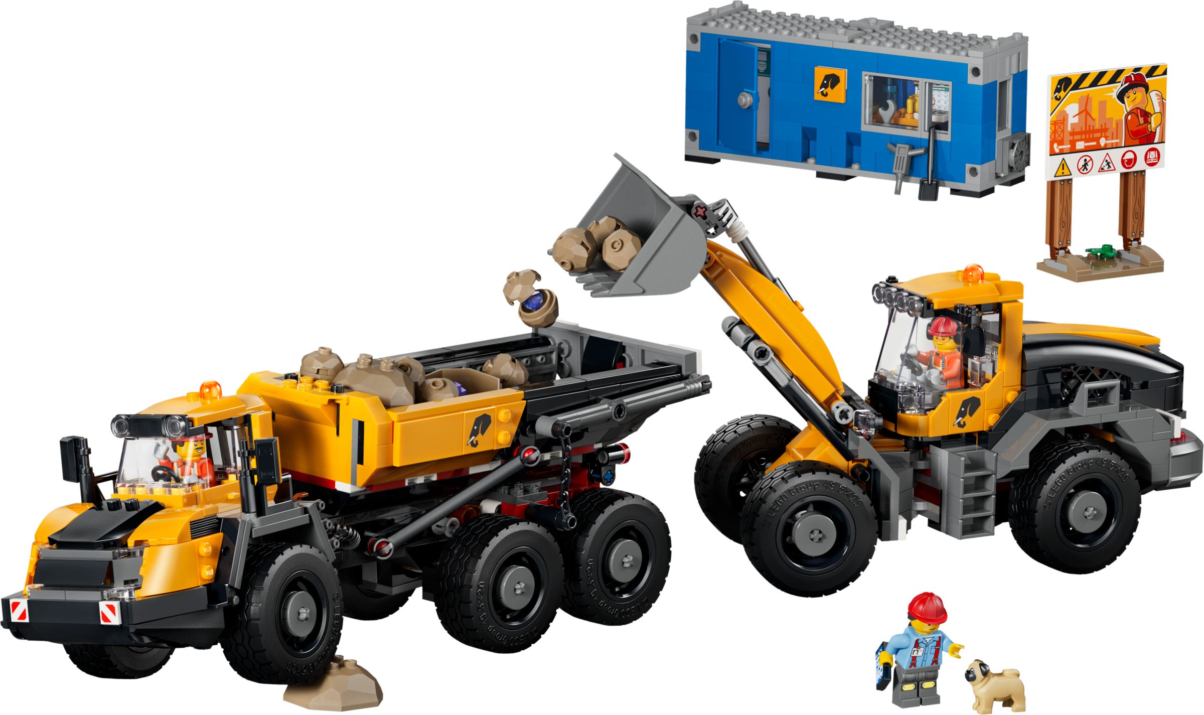 LEGO Frontlæsser og lastbil med tippelad - City sæt nr. 60494 - fra 869 kr