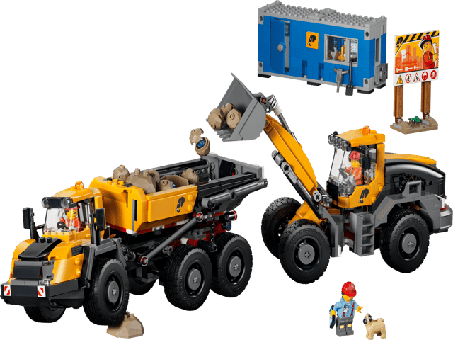 LEGO 60494 Dump Truck & Front End Loader, official product image