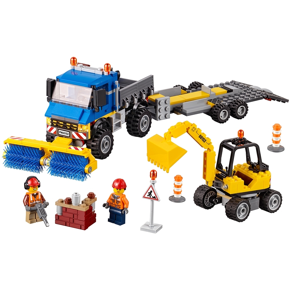jorden Se internettet besked Sweeper & Excavator 60152 | City | Buy online at the Official LEGO® Shop US