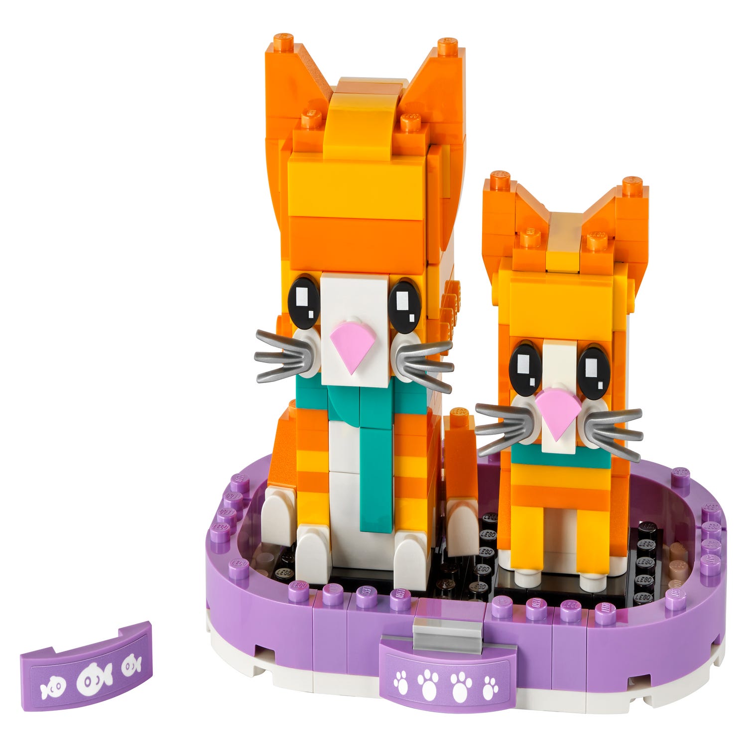 Le chat roux tigré 40480 | BrickHeadz | Boutique LEGO® officielle CA