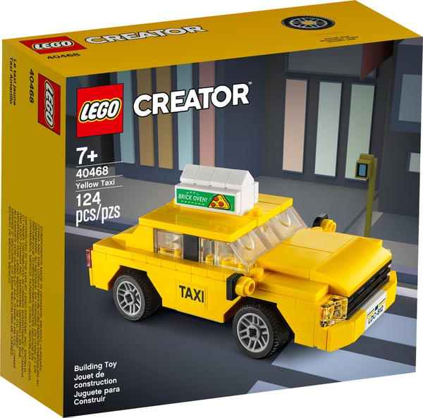 LEGO 40468 Le taxi jaune — visuel 2 sur 7
